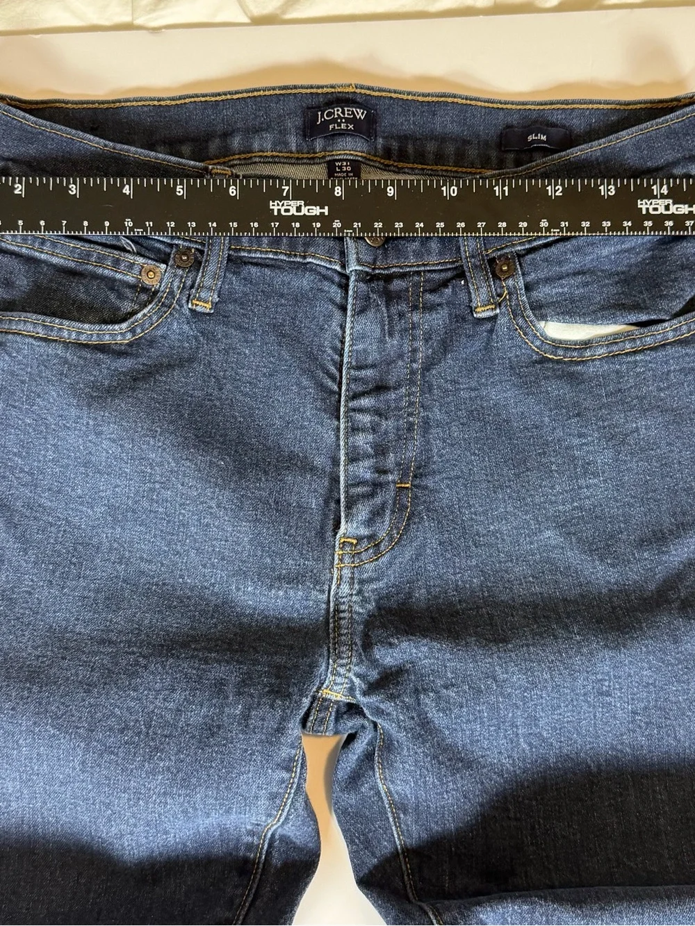 J. Crew Men's Slim Straight Jeans in Dark Indigo